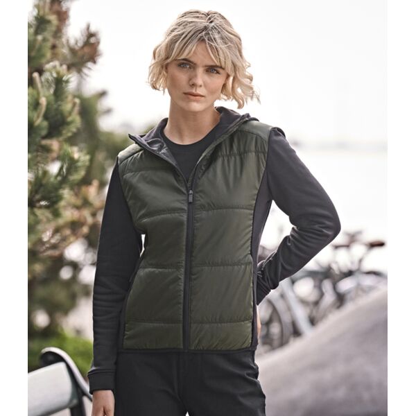 Tee Jays Ladies Hybrid-Stretch Hooded Jacket Thumbnail