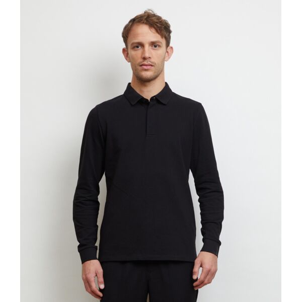 NEOBLU Owen Long Sleeve Piqué Polo Shirt Thumbnail