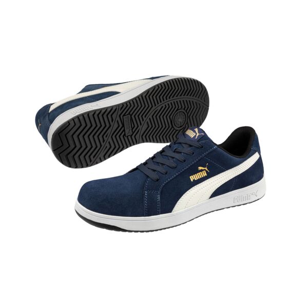 Iconic Suede Navy Low S1PL ESD Thumbnail