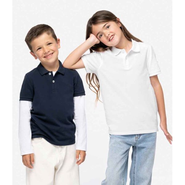 Native Spirit Kids Piqué Polo Shirt Thumbnail