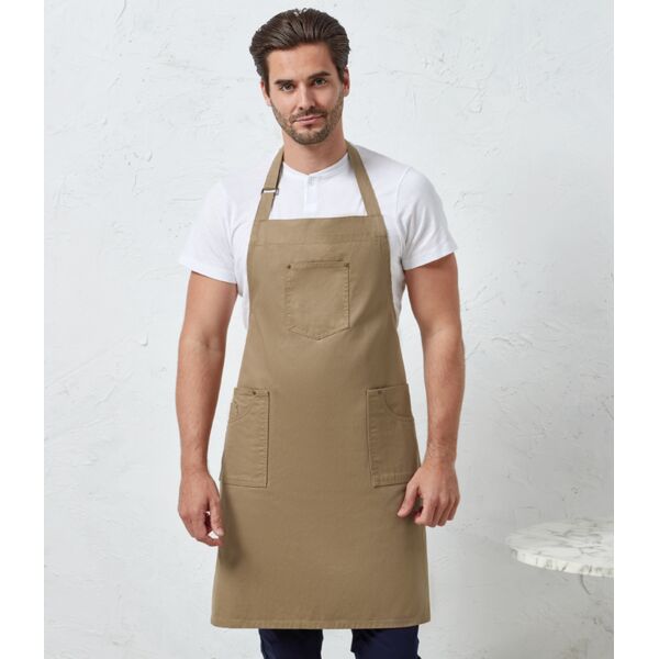 Premier Cotton Chino Bib Apron Thumbnail