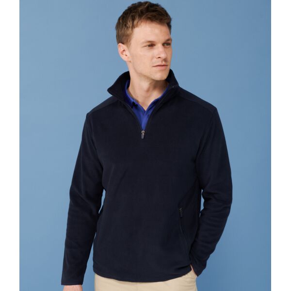 Henbury Zip Neck Micro Fleece Thumbnail